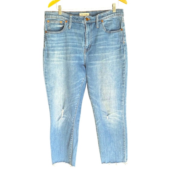 Madewell the high rise slim crop jeans size 31 - Picture 1 of 4
